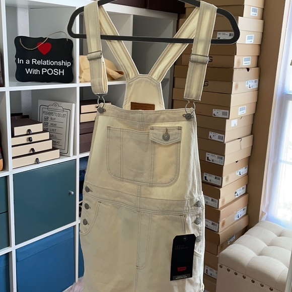 SOLD NWT Levi's Vintage Utility Shortall Tofu - Picture 4 of 11